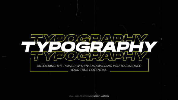 Typography Titles - VideoHive 47905392