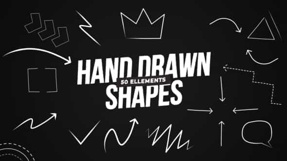 Hand Drawn Shapes - VideoHive 45639656