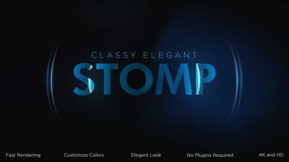 Classy Elegant Stomp Intro - VideoHive 31013309