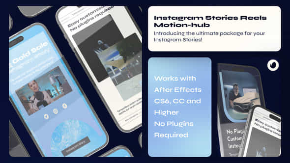 Blue Instagram Stories - VideoHive 48181831