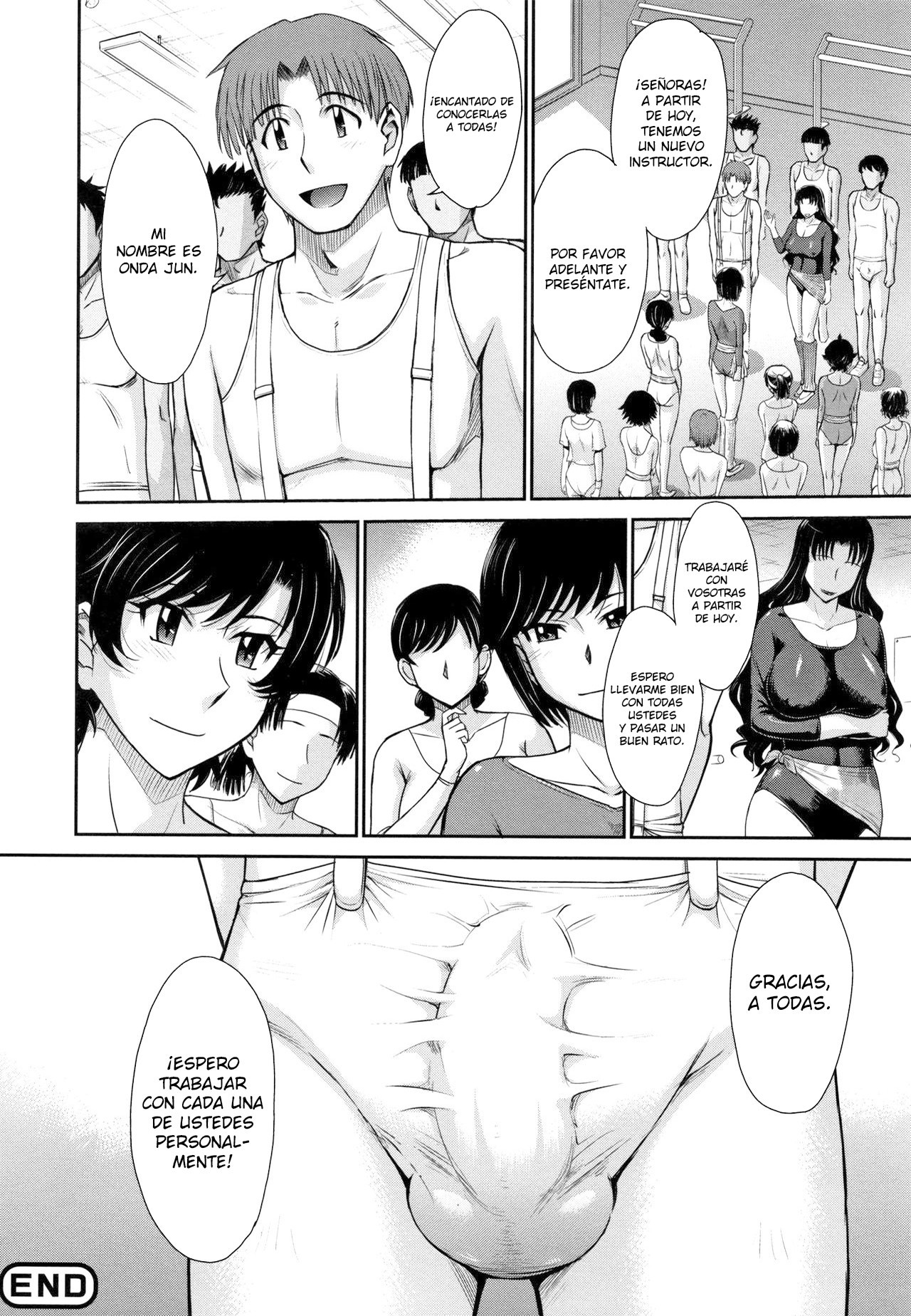 [Tsukino Jyogi] Hitozuma, Mitsu to Niku [Spanish] [Lozlauro]