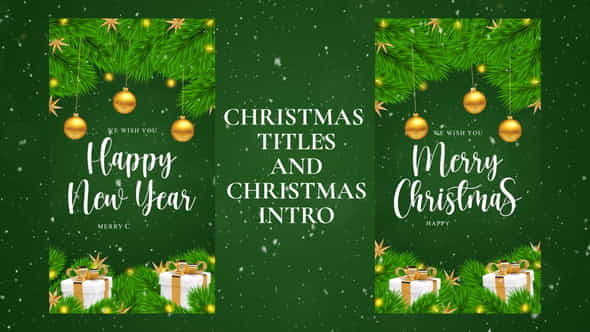 Merry Christmas Intro - VideoHive 42352695