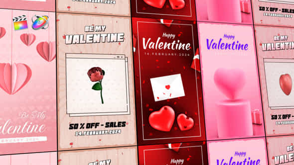 Valentines Day Stories Pack - VideoHive 50258303