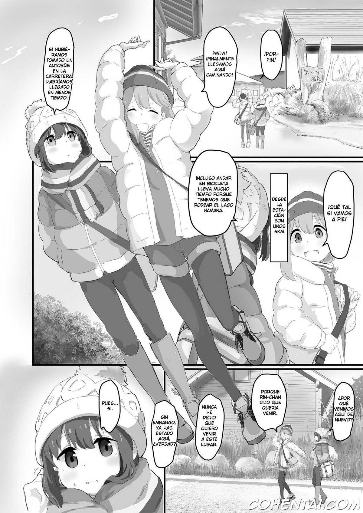 Nade Rin ga Onsen de (Yuru Camp) xxx comics manga porno doujin hentai español sexo Nadeshiko Kagamihara Rin Shima Yuru Camp | Laid-Back Camp