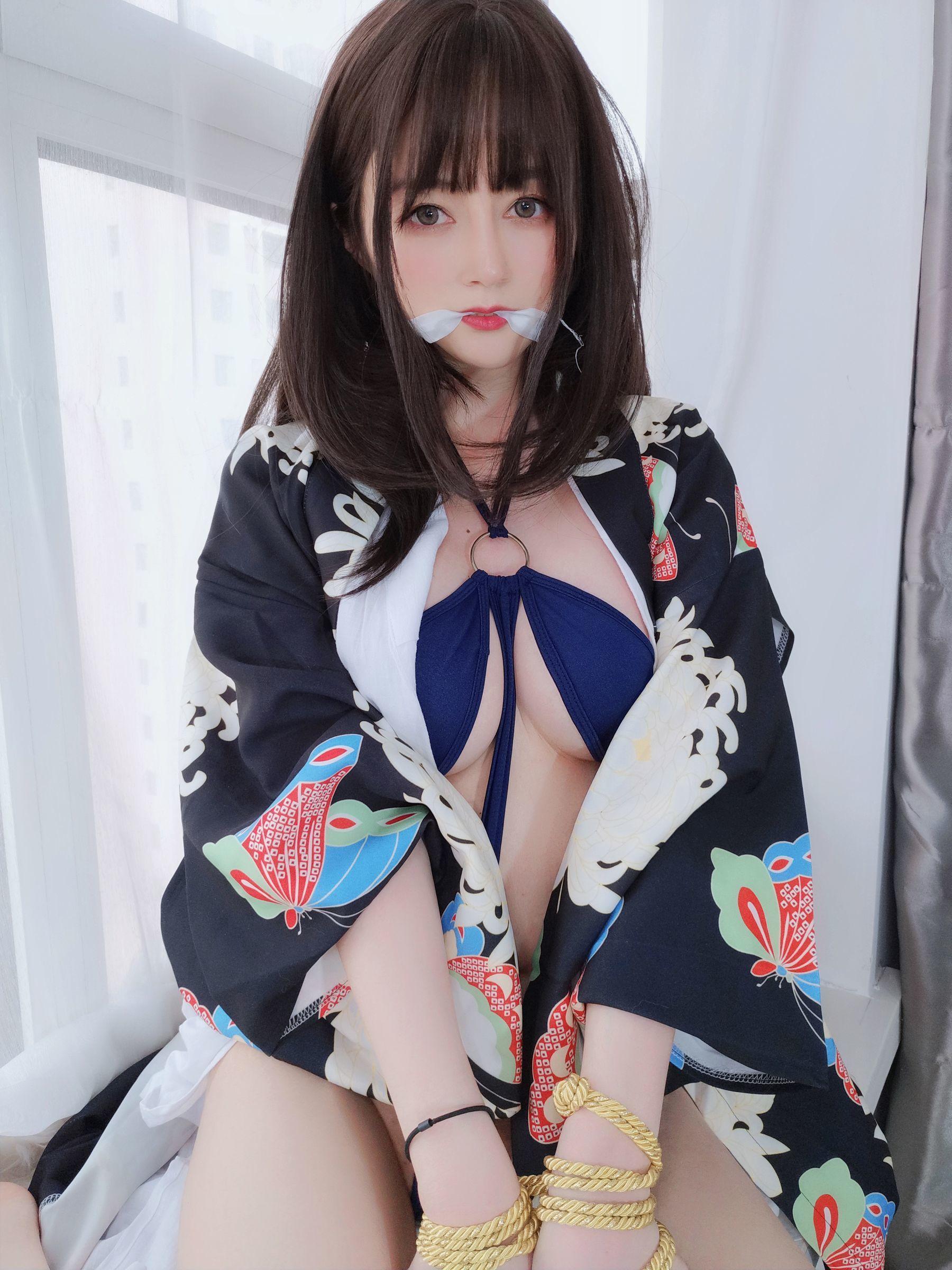 [网红COSER写真] 白银 – 和服下的秘密(21)