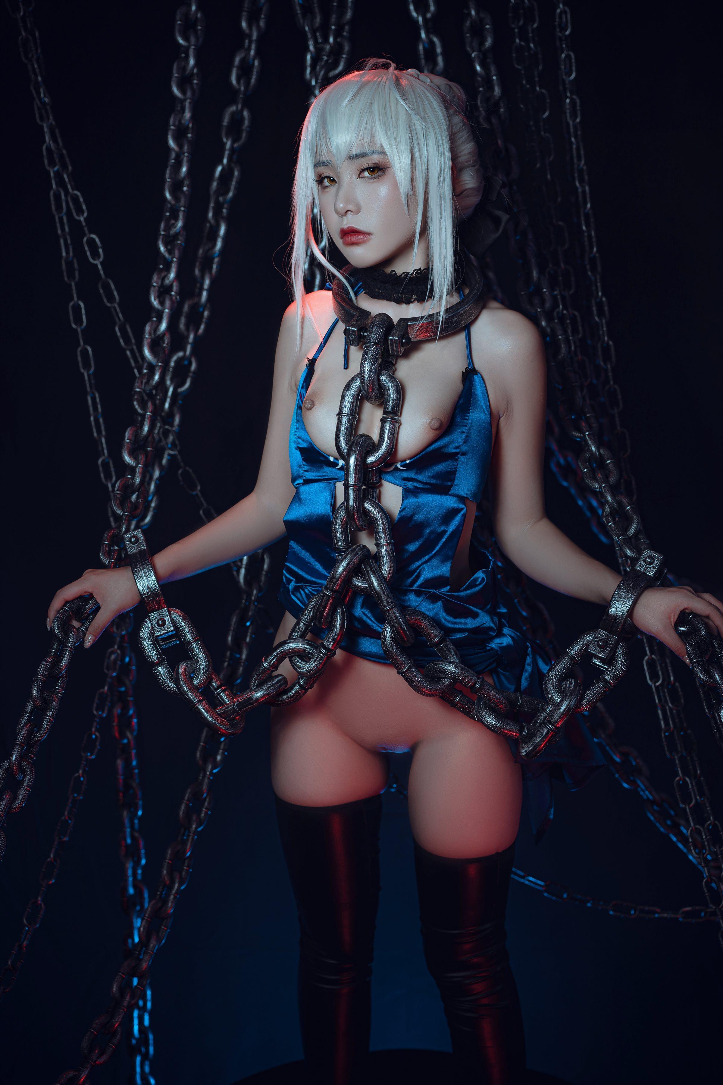 爆机少女喵小吉 Nekokoyoshi - 七月 Fate stay night 黑呆 - Saber Alter(61)