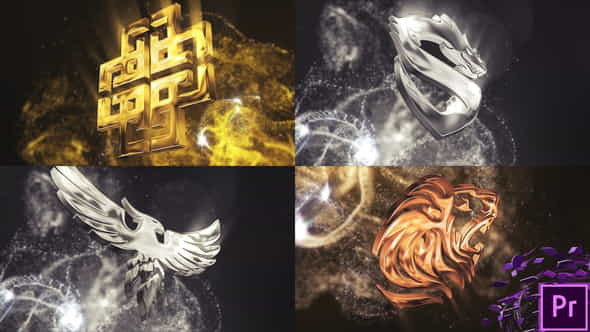 Particle Glossy Logo - VideoHive 29281026