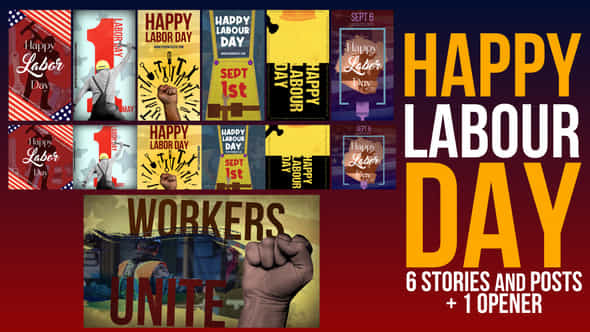 Labours Day Pack - VideoHive 40389754