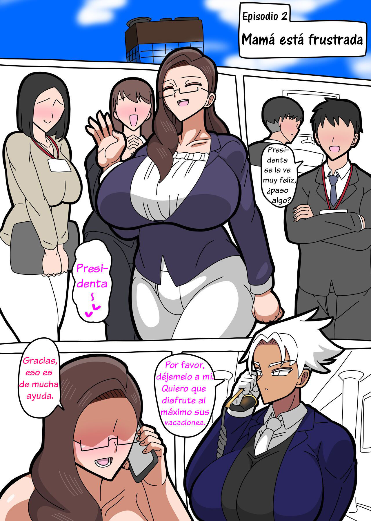 [18master] Kaa-san wa Onna Shachou  Mi madre es la Presidenta [Spanish] [Skar2B]