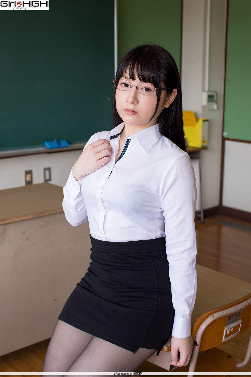 [日本Girlz-High写真] Hirano Moe 平野美 – 黑丝女老师的迷惑(6)