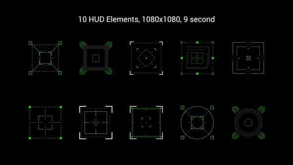 HUD Elements Pack - VideoHive 35238003