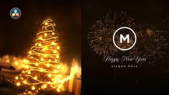 Christmas New Year Logo Reveal - VideoHive 49926868