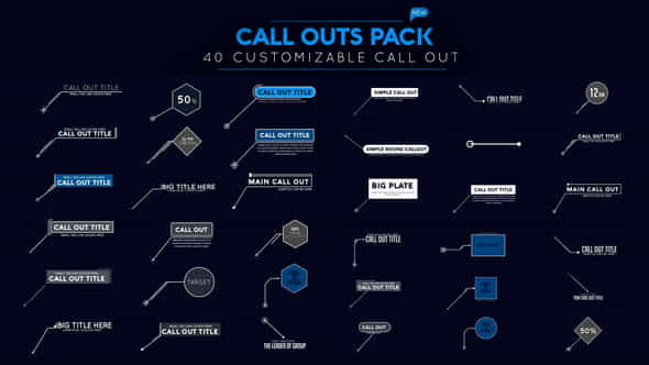 Callout Pack - VideoHive 22448689