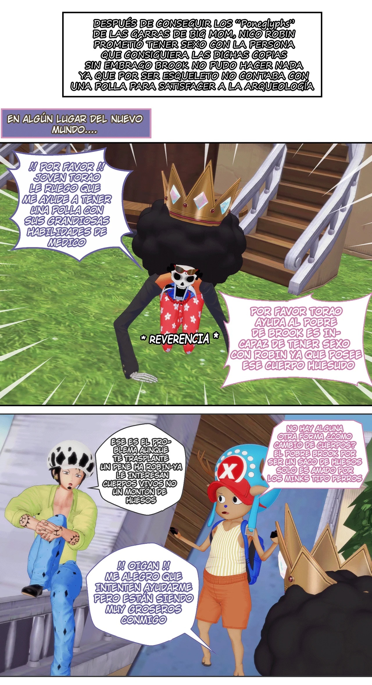 ONE PIECE-BROCK X ROBIN-INTERCAMBIO DE ALMAS - 1