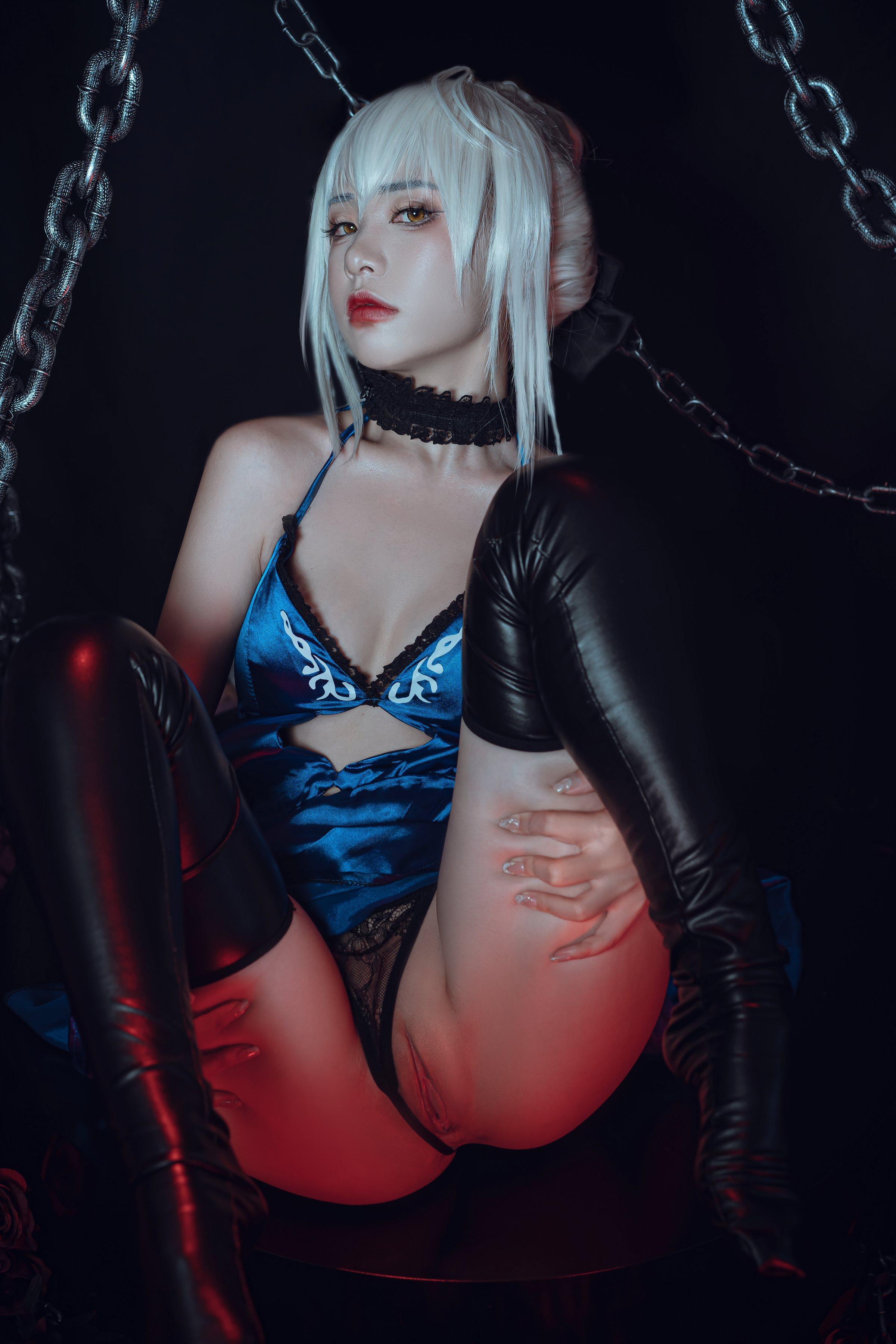 爆机少女喵小吉 Nekokoyoshi - 七月 Fate stay night 黑呆 - Saber Alter(15)