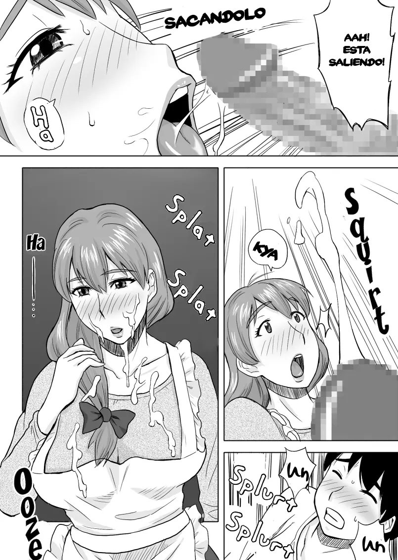 [Ochikochitei (Tadano Kushami)] Mama wa Totsuzen Osottekita [Spanish] [Roal Scan] [Digital]