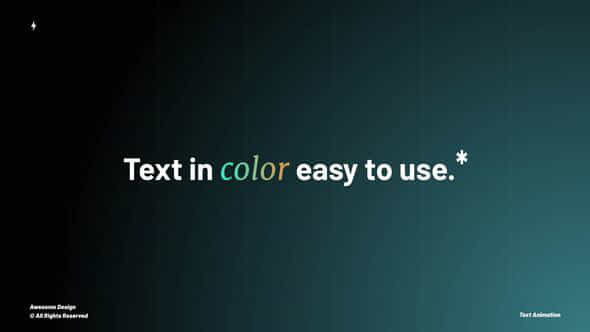 Text Animation After Effects - VideoHive 56713649