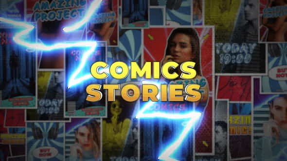 Comics Instagram Stories - Premiere - VideoHive 27195288