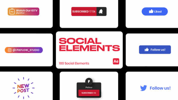 Social Elements - VideoHive 45737327