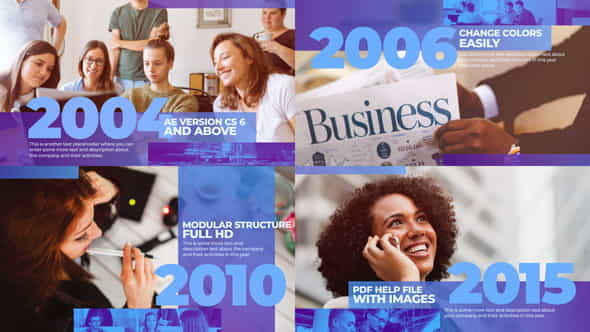 Corporate History Timeline - VideoHive 23321049