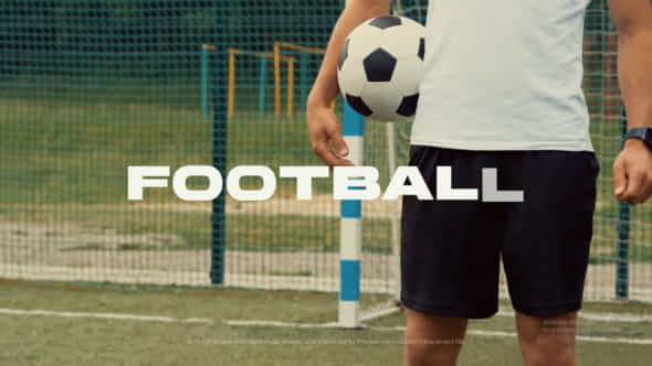 Football Sports Opener Soccer Opener Mogrt - VideoHive 55784946