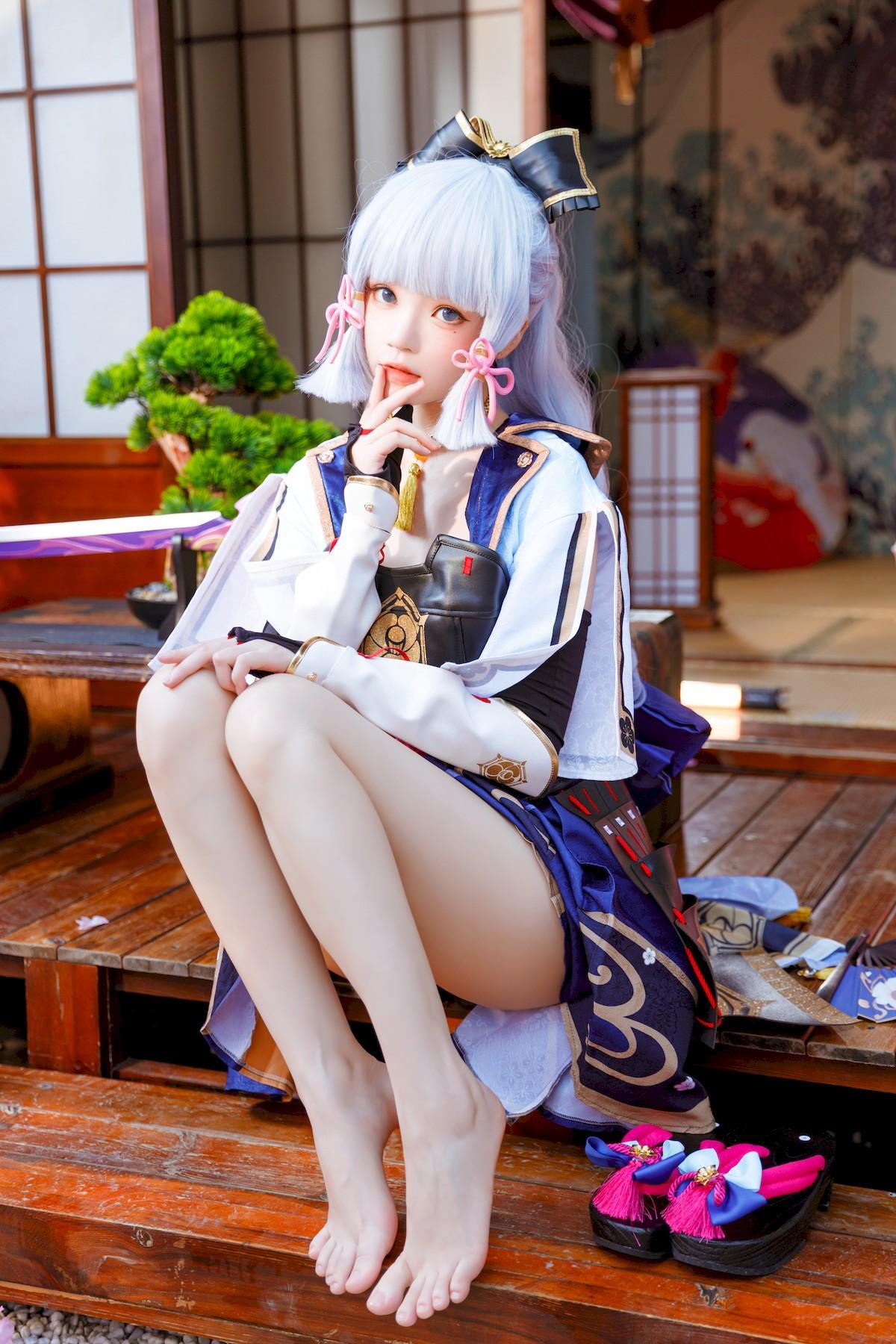 Cosplay 桜桃喵 神里绫华 Ayaka Kamisato(19)