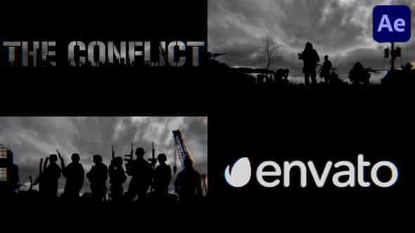 The Conflict Logo - VideoHive 47352823