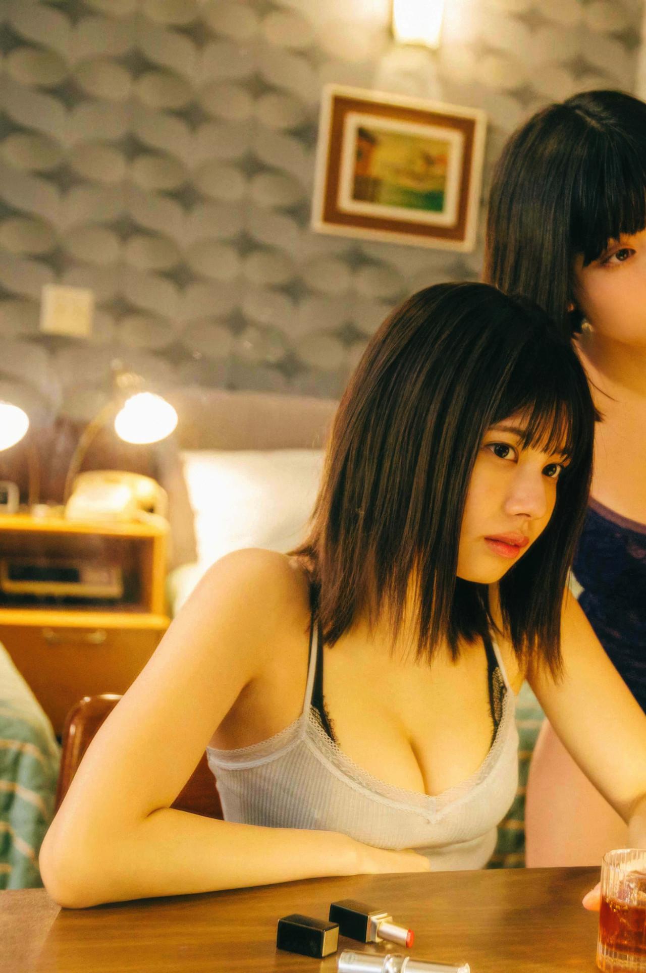 Nemoto Nagi 根本凪, Rin Kaname 鹿目凛, from でんぱ組.inc 写真集 ねもぺろ 「萌えキュン」 だけじゃありません。 Set.01(16)