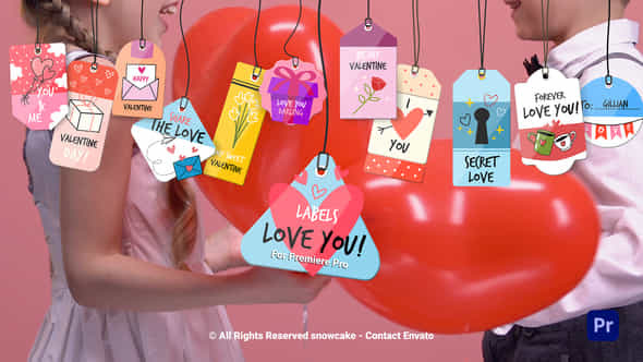 Labels Love You For Premiere Pro - VideoHive 52109098