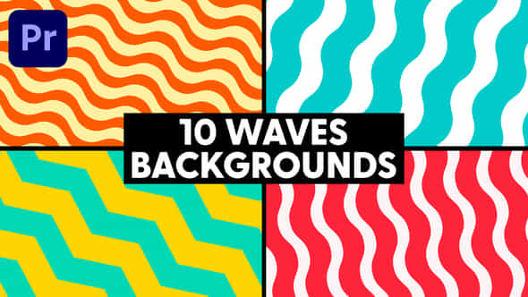 Waves Backgrounds - VideoHive 47862889