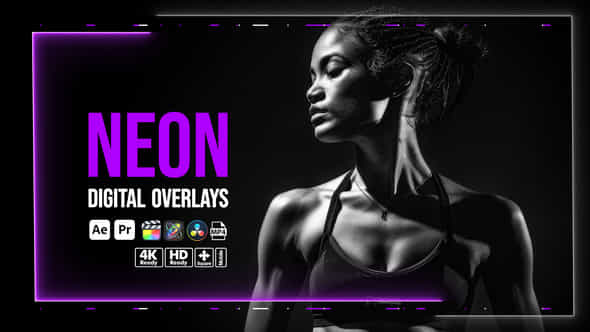 Neon Digital Overlays - VideoHive 56241183