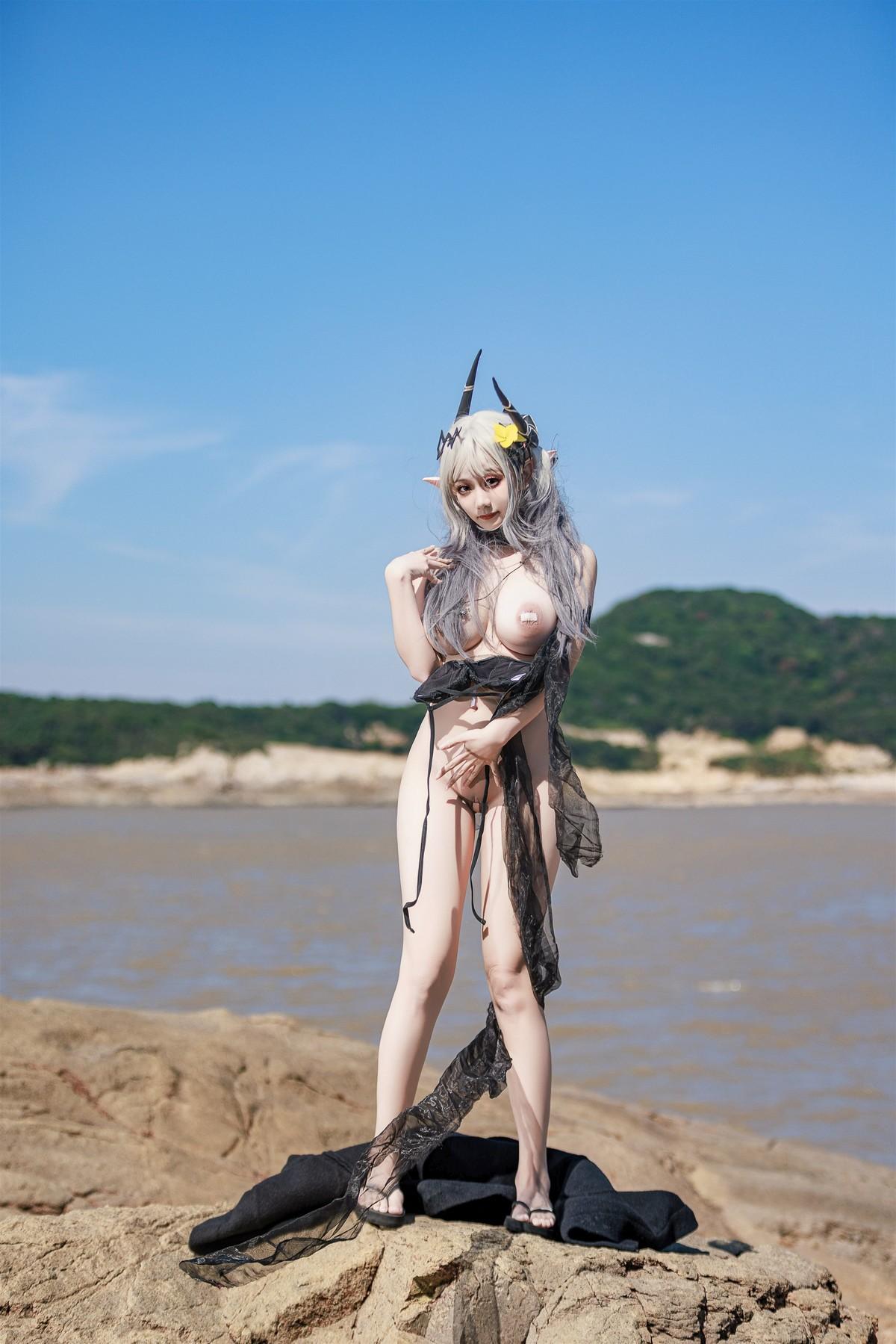 Cosplay 阿雪雪 泥岩泳装 Mud Rock Swimsuit(13)