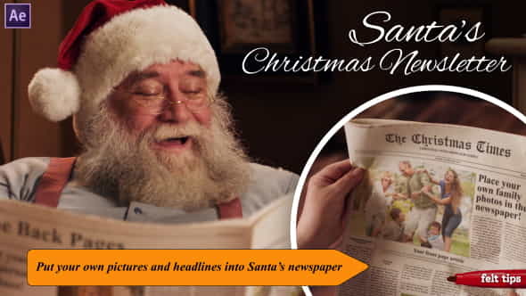 Santas Christmas Newsletter - VideoHive 18914499