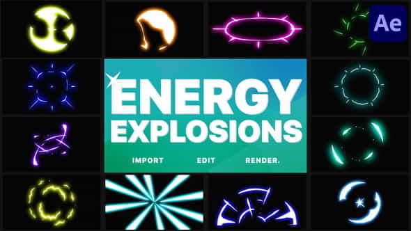 Energy Explosions | After Effects - VideoHive 30559666