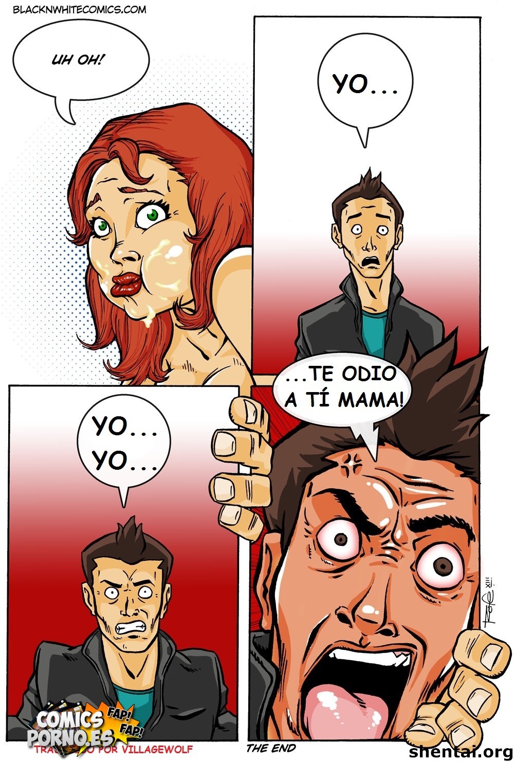 [blacknwhite]  I Hate My Mother  2-2 [Spanish]
