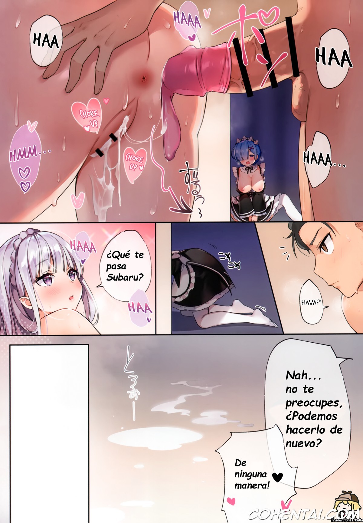 Rem wa Kyou Zettai Yaritai! (Re:Zero kara Hajimeru Isekai Seikatsu) xxx comics manga porno doujin hentai español sexo 