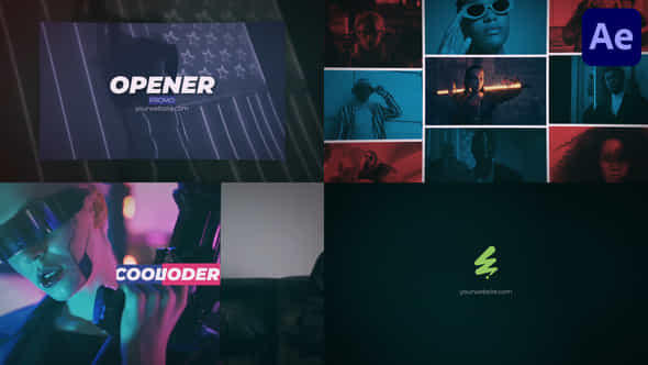 Promo Opener Slideshow For After Effects - VideoHive 57796583