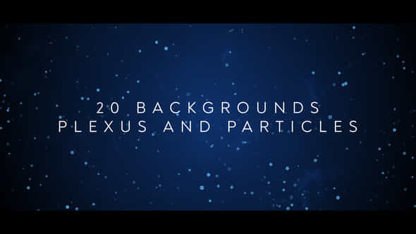 20 Backgrounds Plexus - VideoHive 43129387