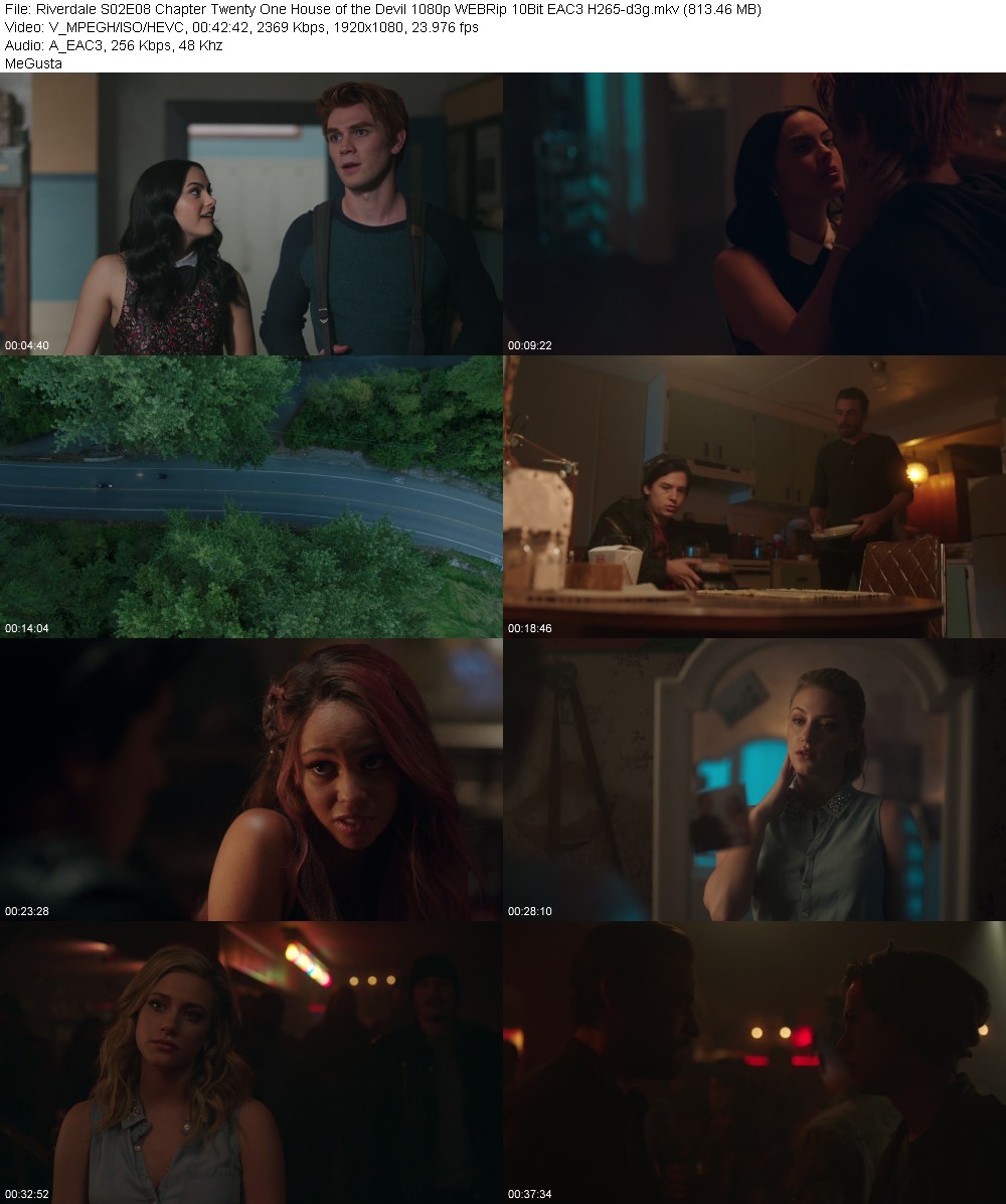 Riverdale S02E08 Chapter Twenty One House of the Devil 1080p WEBRip 10Bit EAC3 H265-d3g