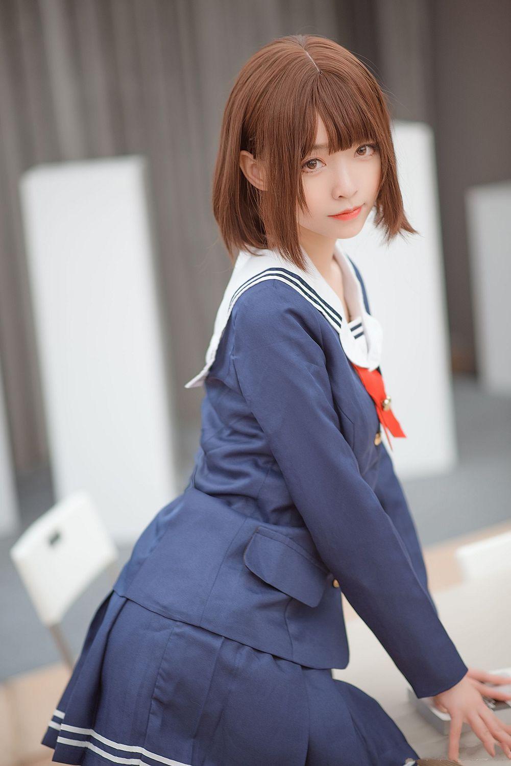 [福利女神cosplay] 大大卷卷小卷 - 加藤惠校服(12)