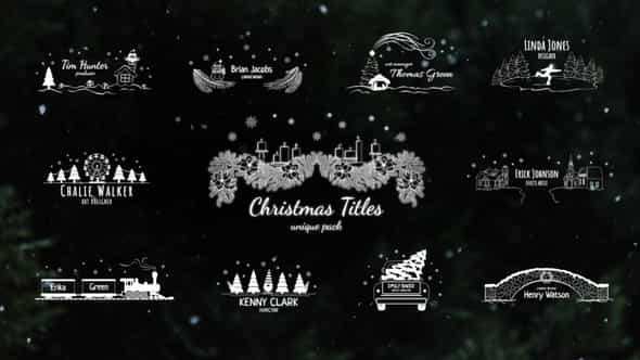 Christmas Titles Pack Part 2 Ae - VideoHive 49432248