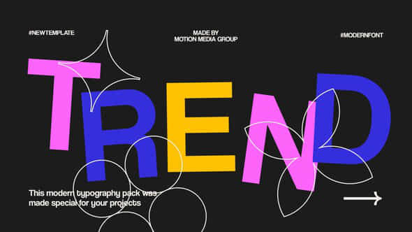 Bright Typography Intro - VideoHive 52737016