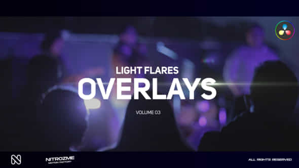 Optical Flares Overlays Vol 03 For Davinci Resolve - VideoHive 49437833