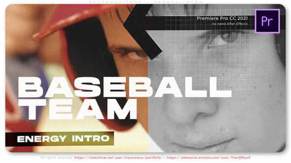 Baseball Team Energy Intro - VideoHive 50533000