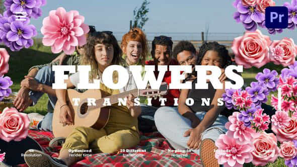 Flowers Transitions - VideoHive 54462089