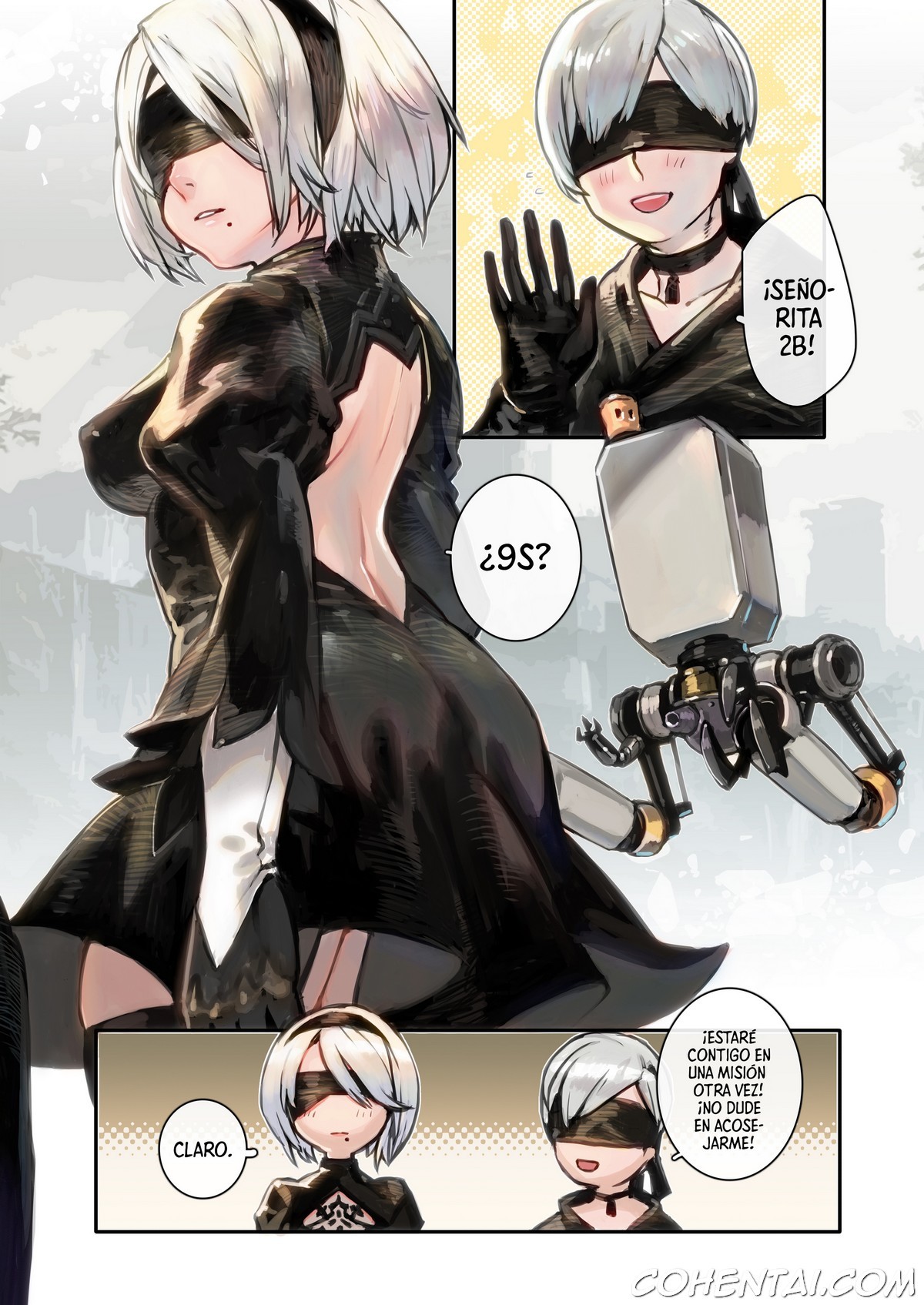 2B9S (NieR:Automata) xxx comics manga porno doujin hentai español sexo 