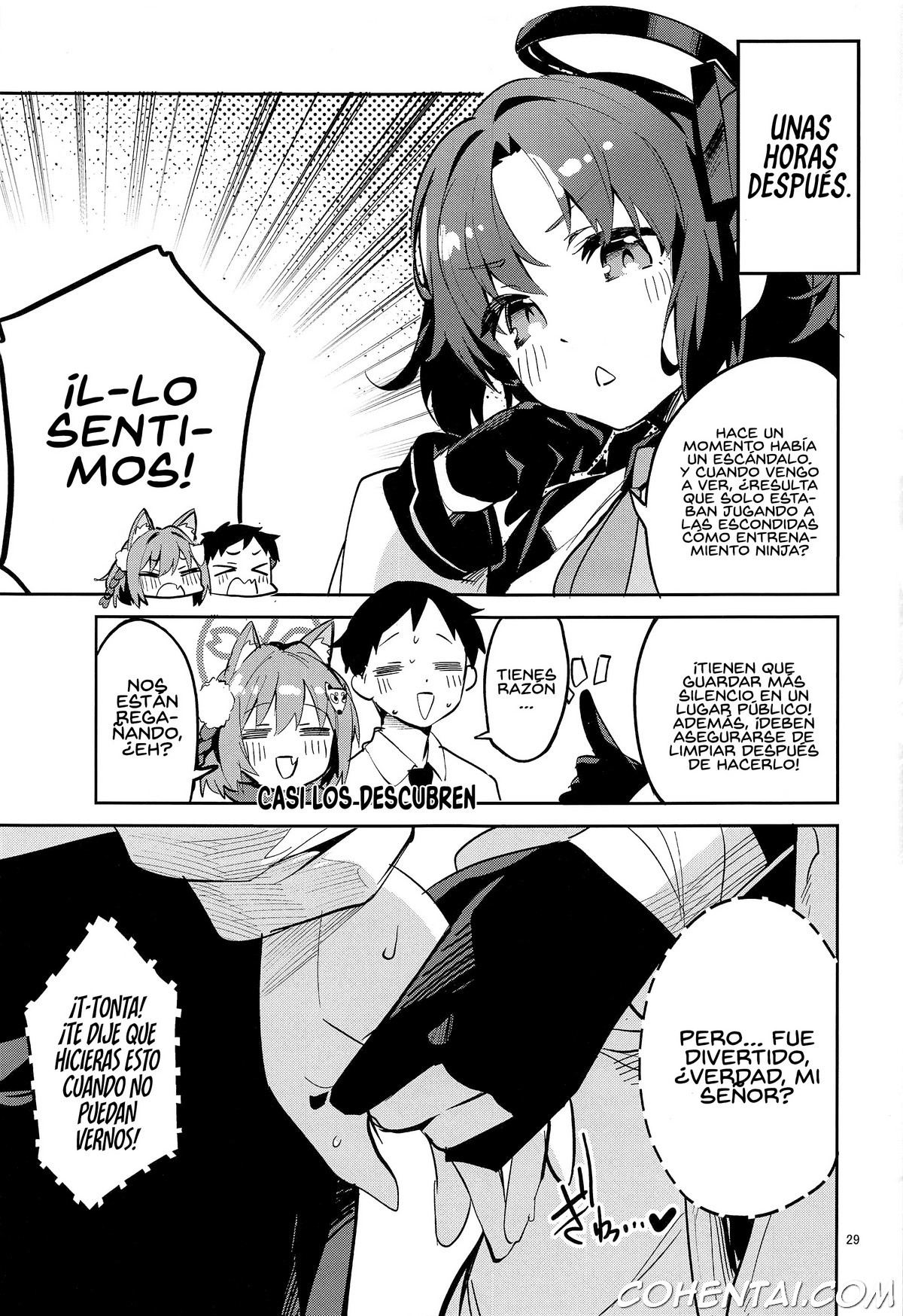 Me o Hanasenai Seito (Blue Archive) xxx comics manga porno doujin hentai español sexo 