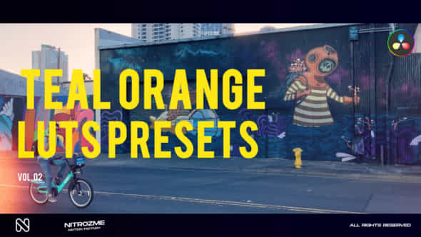 Teal Orange Lut Vol 02 For Davinci Resolve - VideoHive 49365624