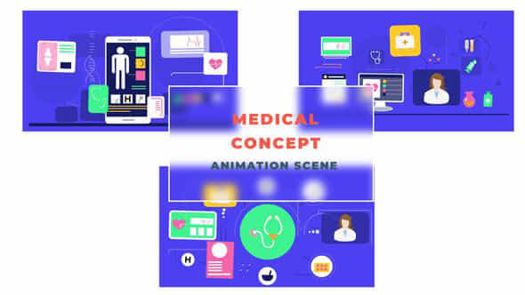 Medical Concept Animation - VideoHive 43333237