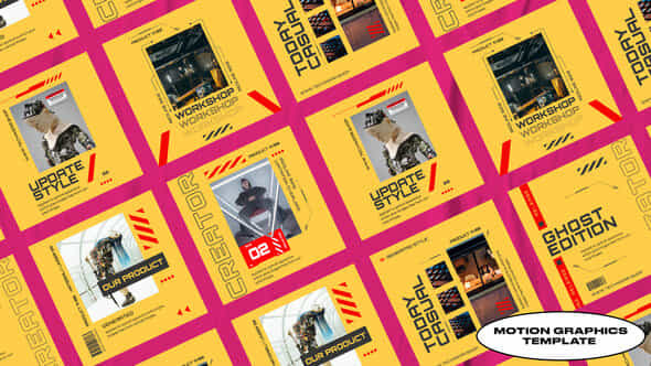 Dusction Product Trend Instagram Posts Mogrt - VideoHive 49532636